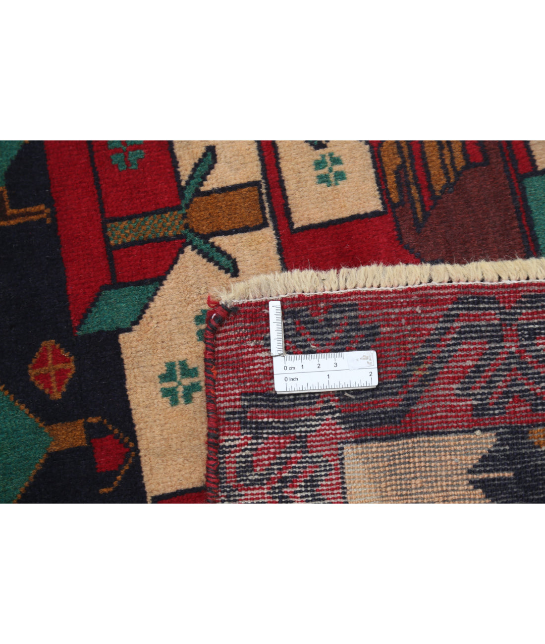 Baluch 2'8'' X 4'4'' Hand-Knotted Wool Rug 2'8'' x 4'4'' (80 X 130) / Red / N/A