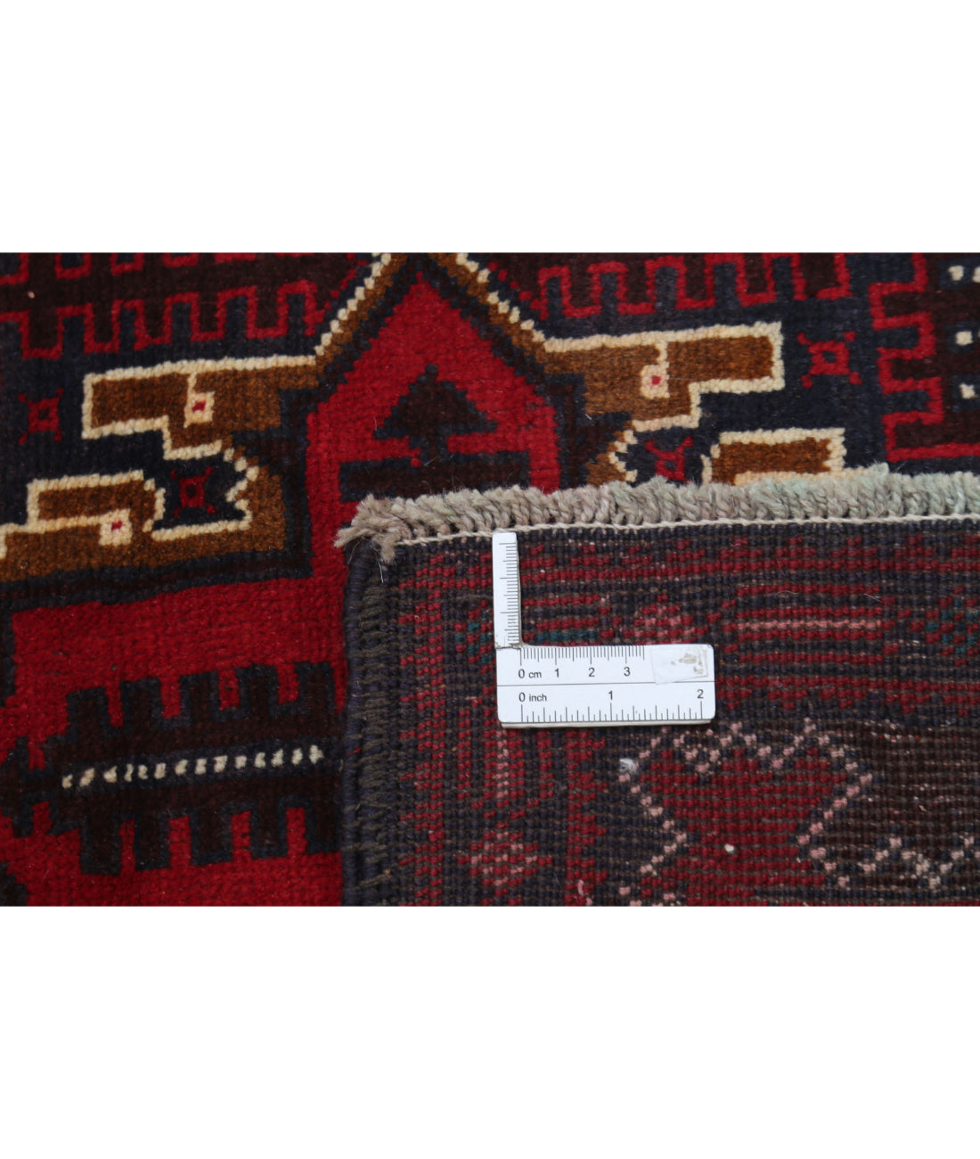 Baluch 2'9'' X 4'6'' Hand-Knotted Wool Rug 2'9'' x 4'6'' (83 X 135) / Red / N/A