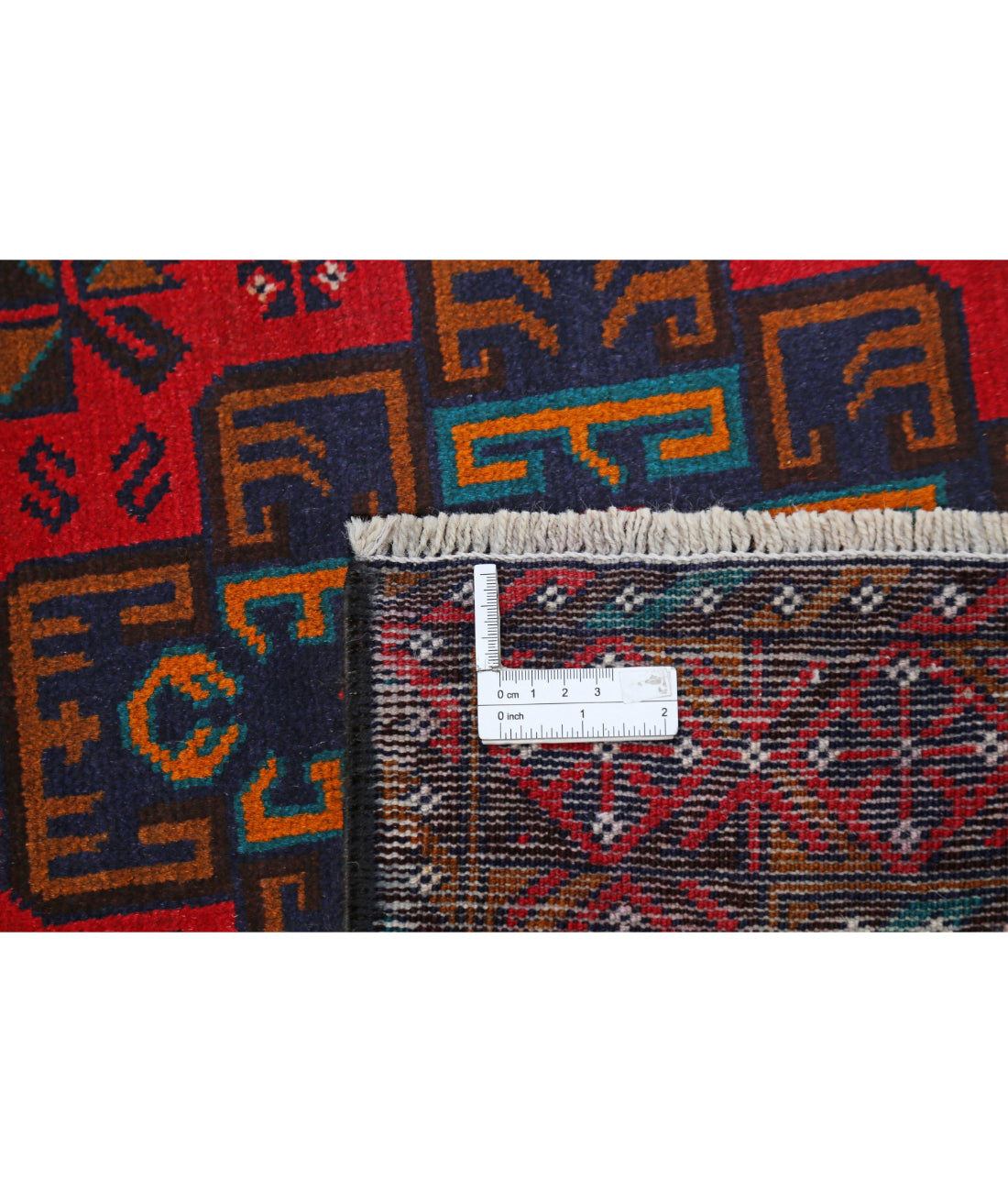 Baluch 2'8'' X 4'8'' Hand-Knotted Wool Rug 2'8'' x 4'8'' (80 X 140) / Red / N/A
