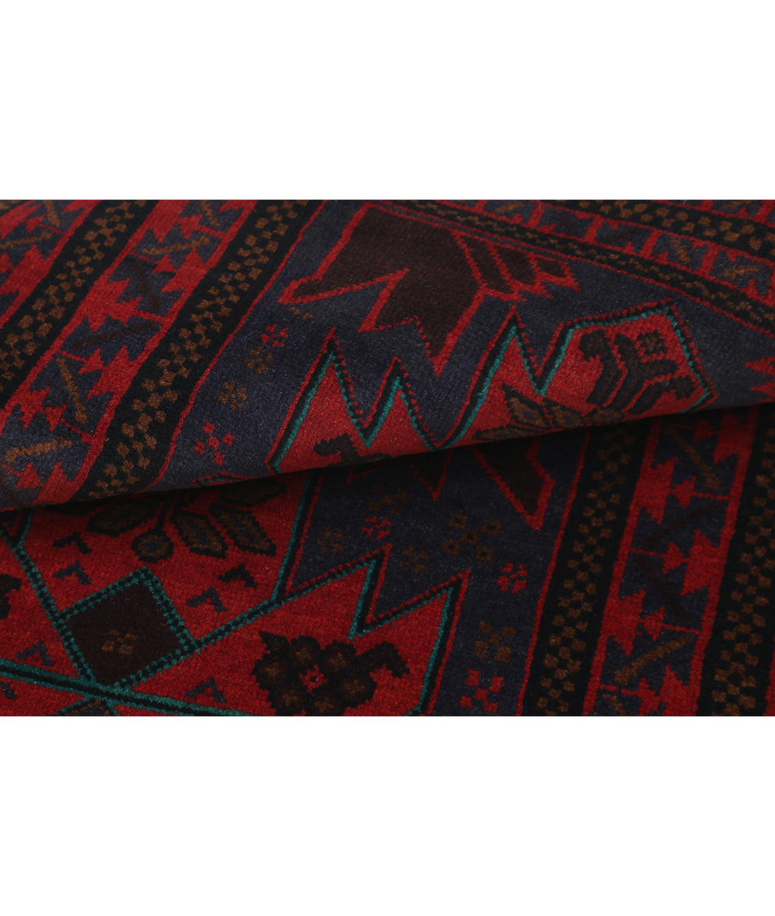 Baluch 3'0'' X 4'6'' Hand-Knotted Wool Rug 3'0'' x 4'6'' (90 X 135) / Red / N/A