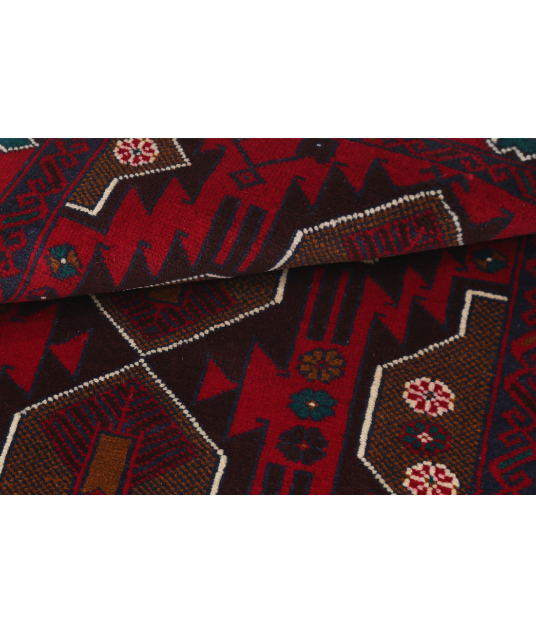 Baluch 2'9'' X 4'8'' Hand-Knotted Wool Rug 2'9'' x 4'8'' (83 X 140) / Red / N/A
