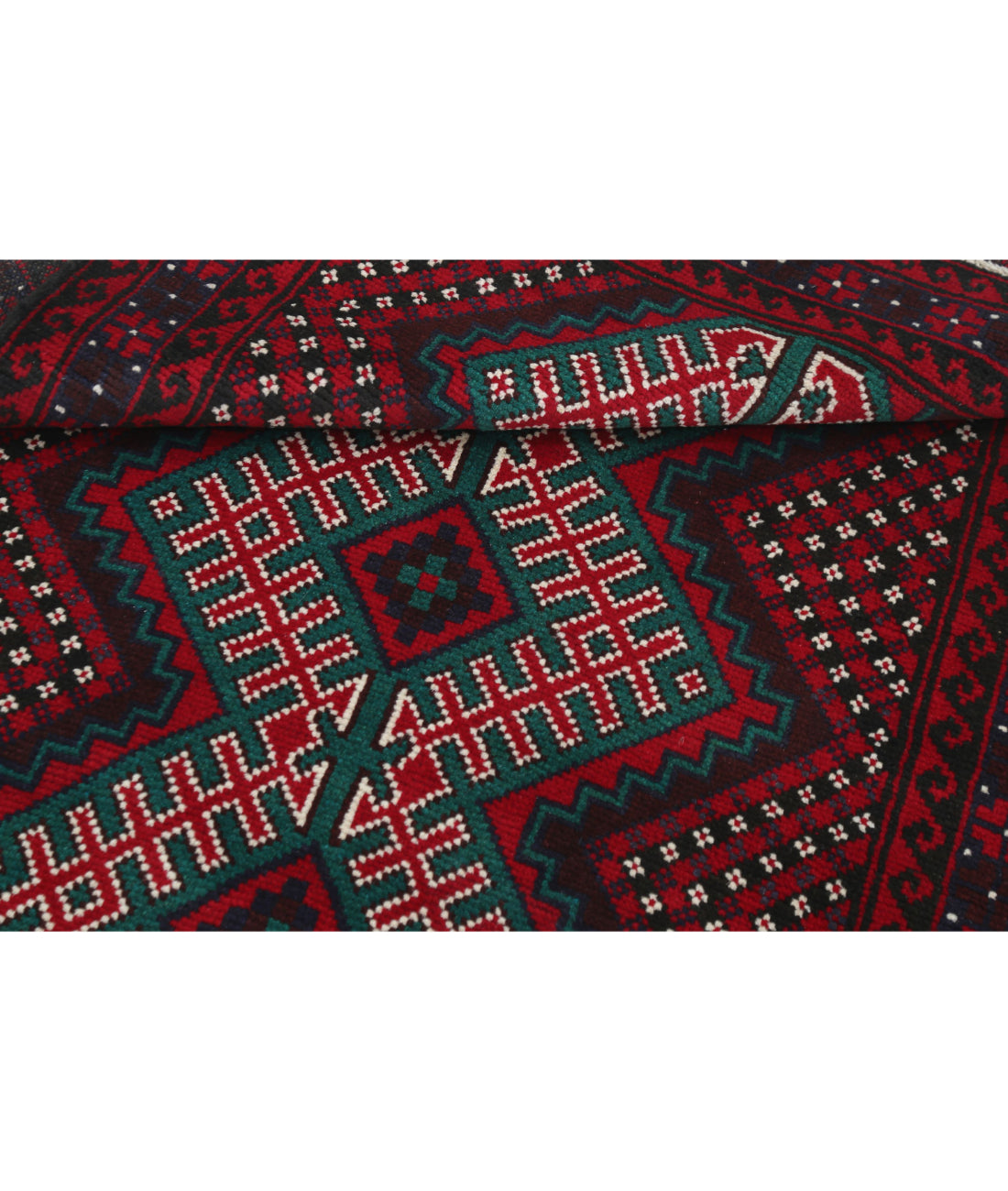 Baluch 2'10'' X 5'0'' Hand-Knotted Wool Rug 2'10'' x 5'0'' (85 X 150) / Red / N/A