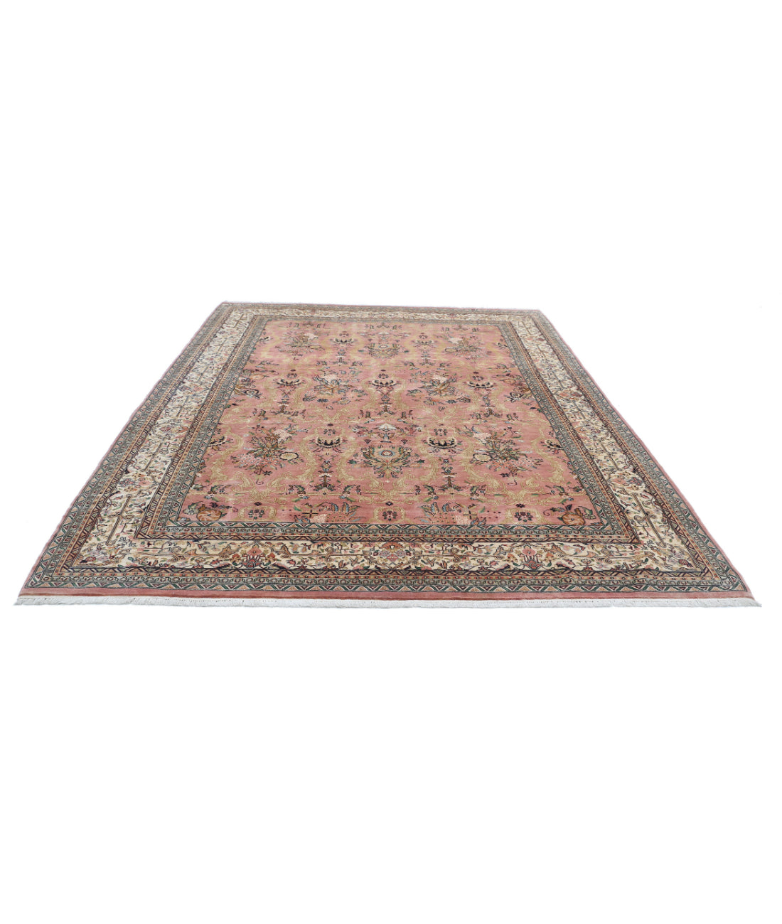 Bijar 8'4'' X 11'2'' Hand-Knotted Wool Rug 8'4'' x 11'2'' (250 X 335) / Rust / Ivory