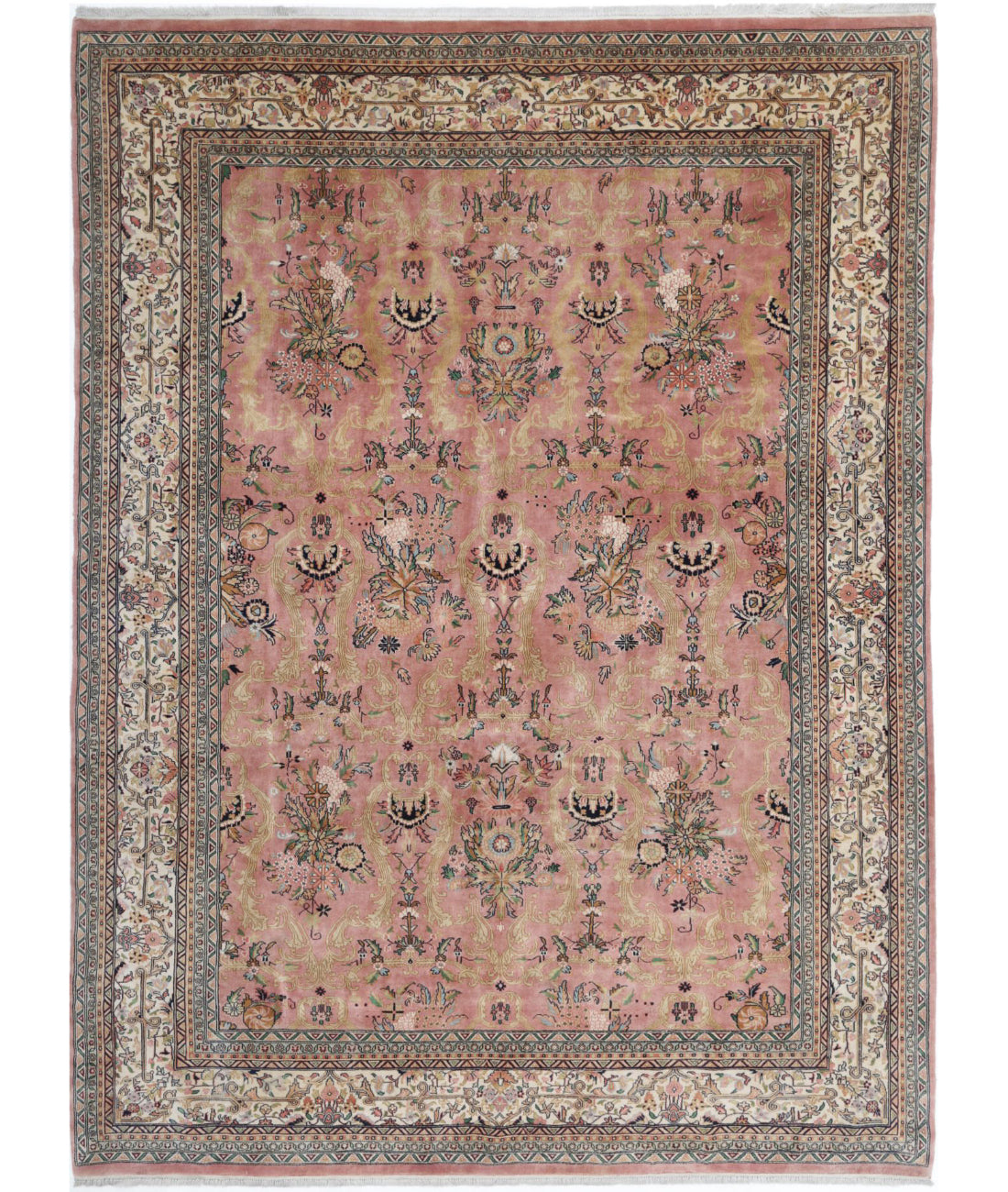 Bijar 8'4'' X 11'2'' Hand-Knotted Wool Rug 8'4'' x 11'2'' (250 X 335) / Rust / Ivory