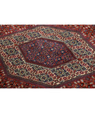 Bijar 6'7'' X 9'11'' Hand-Knotted Wool Rug 6'7'' x 9'11'' (198 X 298) / Red / Ivory