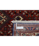 Bijar 6'7'' X 9'11'' Hand-Knotted Wool Rug 6'7'' x 9'11'' (198 X 298) / Red / Ivory