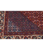 Bijar 6'7'' X 10'0'' Hand-Knotted Wool-Silk Rug 6'7'' x 10'0'' (198 X 300) / Red / Ivory
