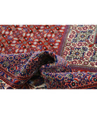 Bijar 6'7'' X 10'0'' Hand-Knotted Wool-Silk Rug 6'7'' x 10'0'' (198 X 300) / Red / Ivory