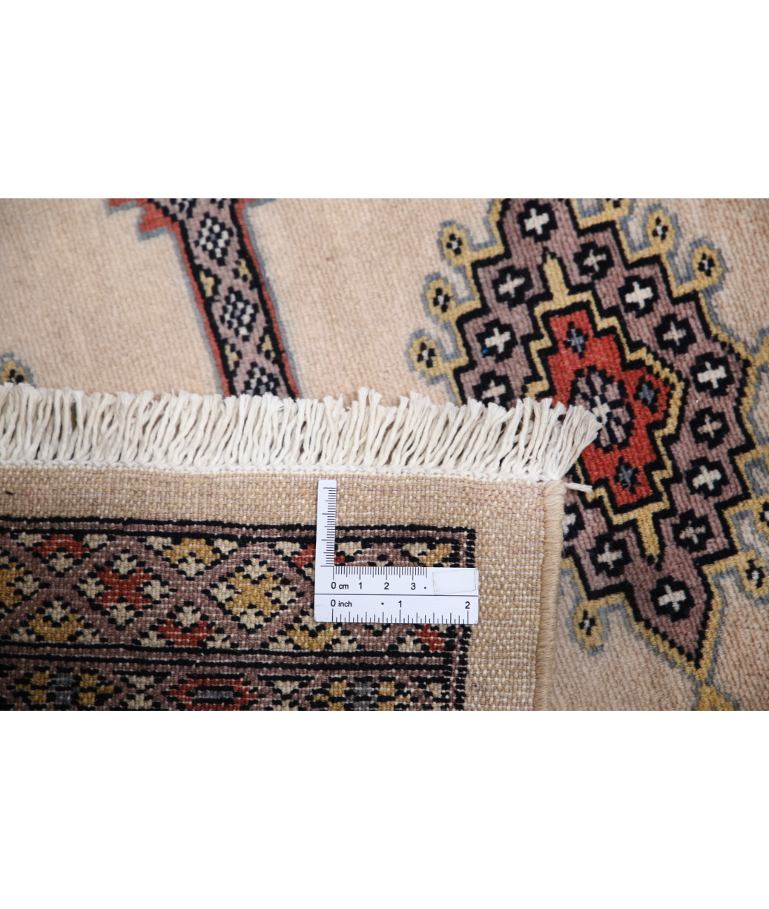 Bokhara 2'7'' X 9'10'' Hand-Knotted Wool Rug 2'7'' x 9'10'' (78 X 295) / Ivory / Ivory