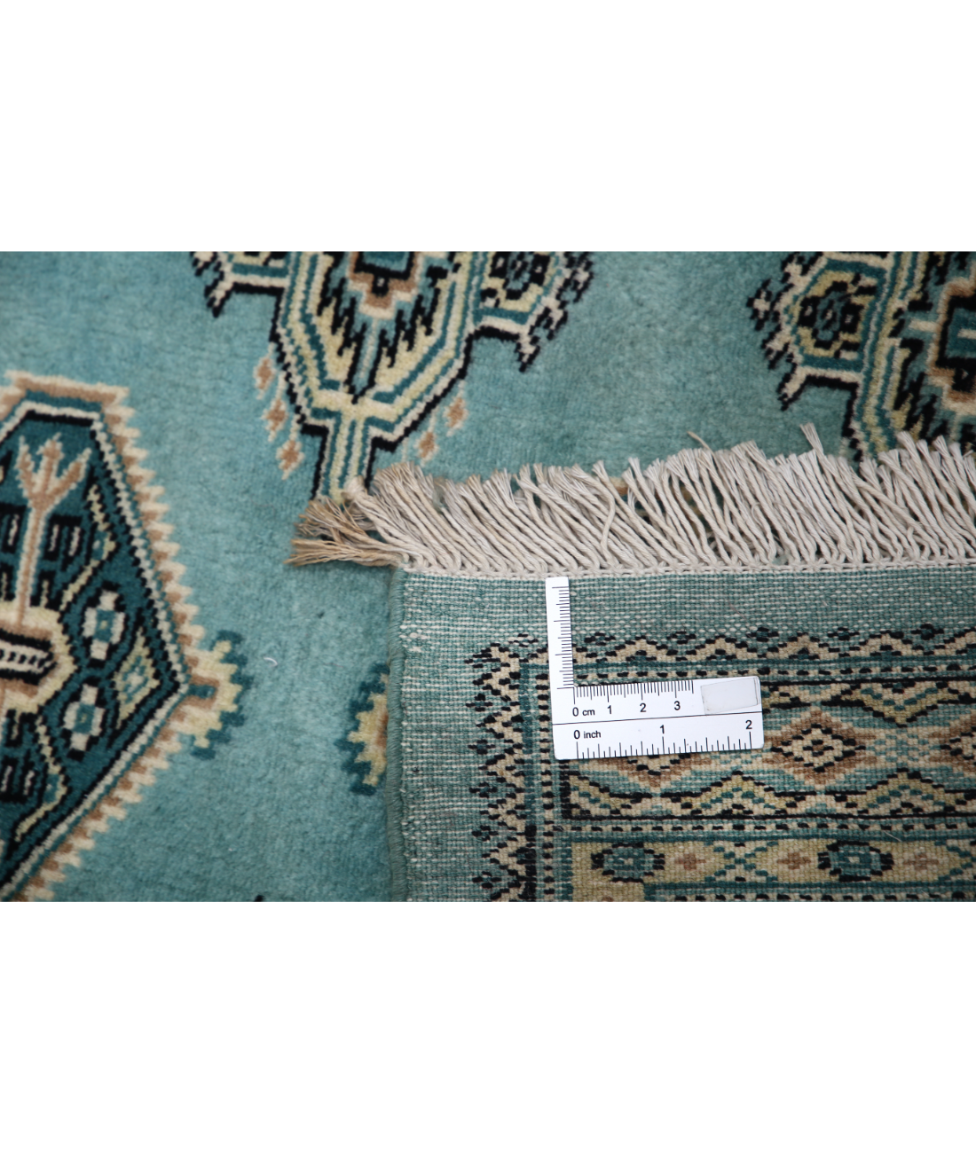 Bokhara 4'8'' X 6'4'' Hand-Knotted Wool Rug 4'8'' x 6'4'' (140 X 190) / Green / N/A