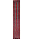 Bokhara 2'7'' X 16'5'' Hand-Knotted Wool Rug 2'7'' x 16'5'' (78 X 493) / Red / N/A