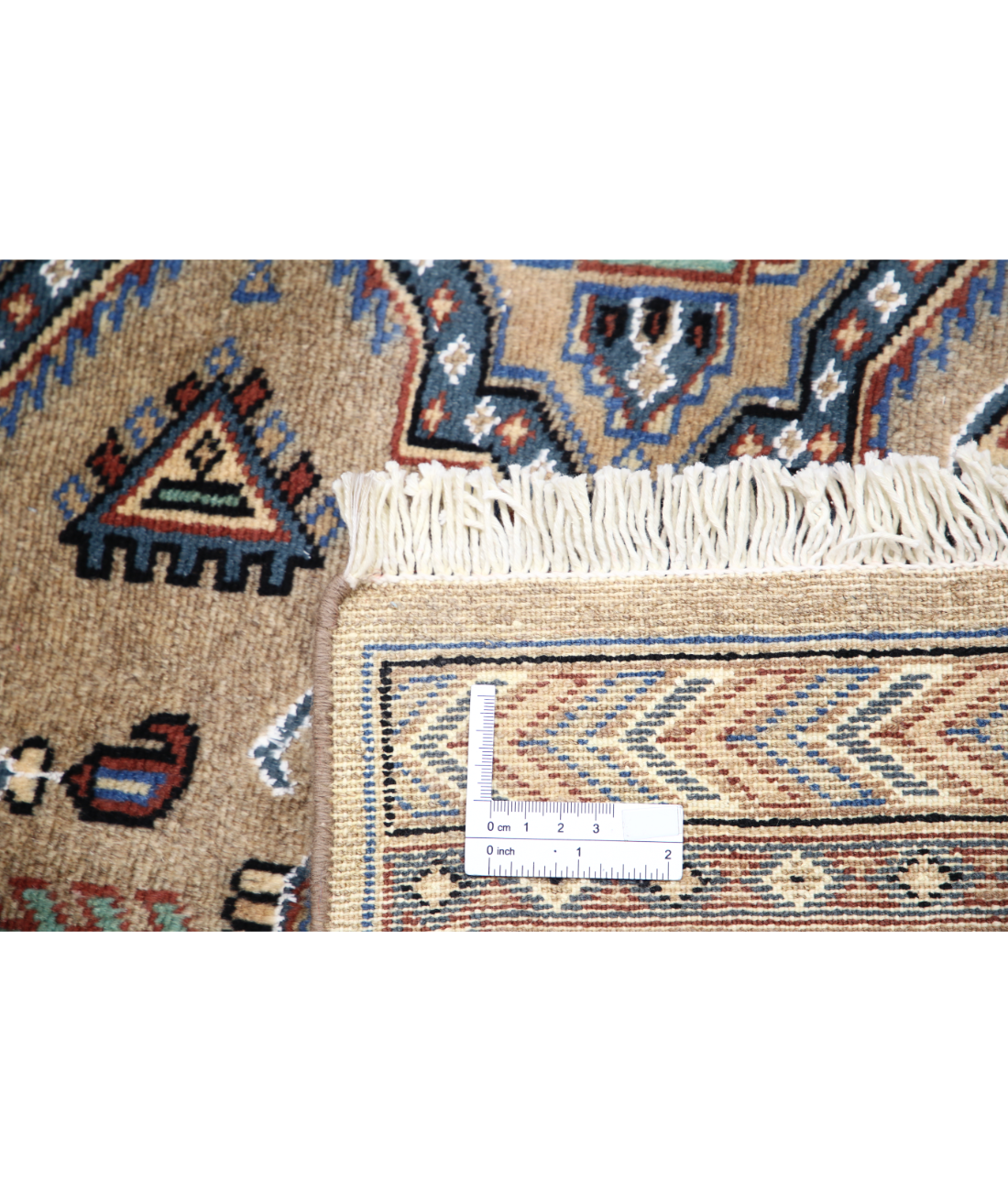 Bokhara 4'6'' X 6'9'' Hand-Knotted Wool-Silk Rug 4'6'' x 6'9'' (135 X 203) / Brown / Ivory