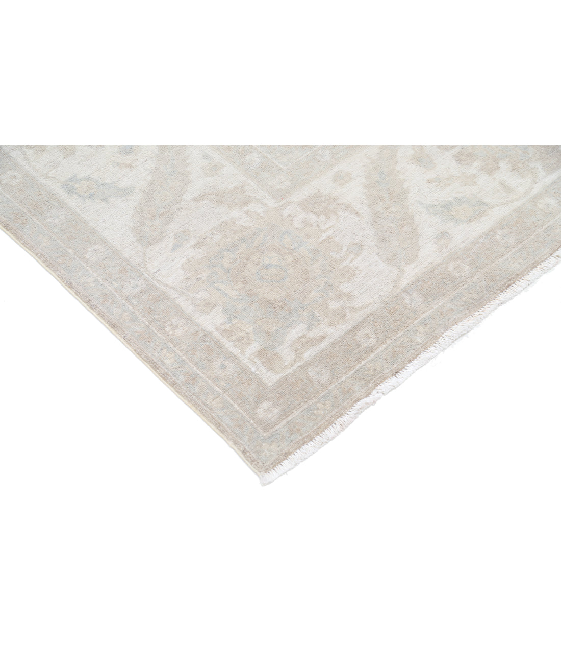 Serenity 8' 7" X 11' 9" Hand-Knotted Wool Rug 8' 7" X 11' 9" (262 X 358) / Taupe / Ivory