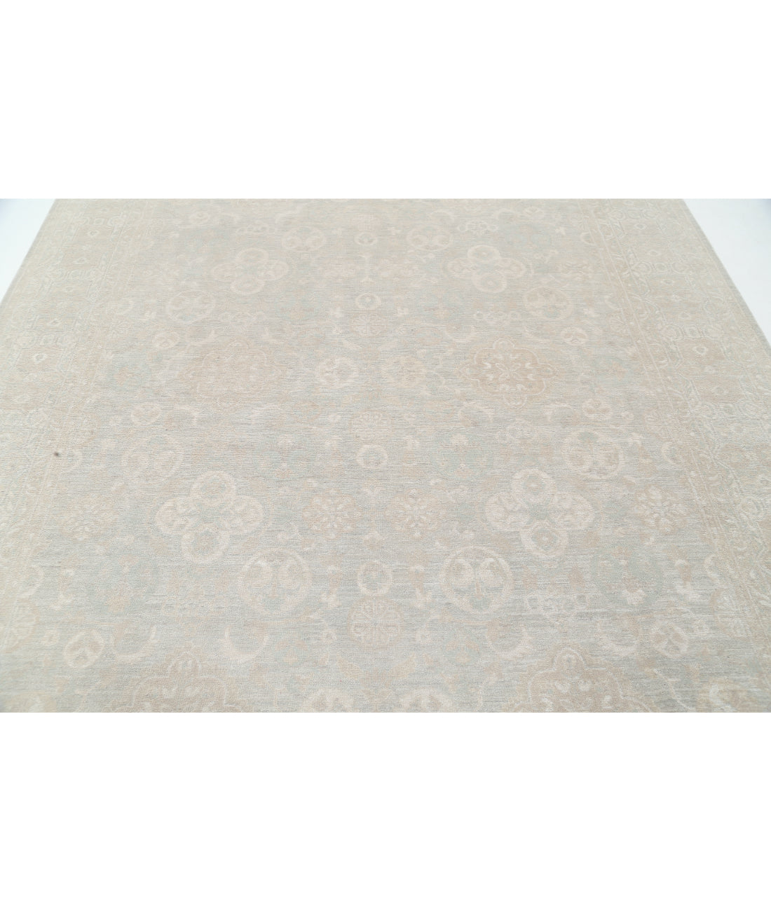 Serenity 8' 4" X 9' 11" Hand-Knotted Wool Rug 8' 4" X 9' 11" (254 X 302) / Green / Taupe
