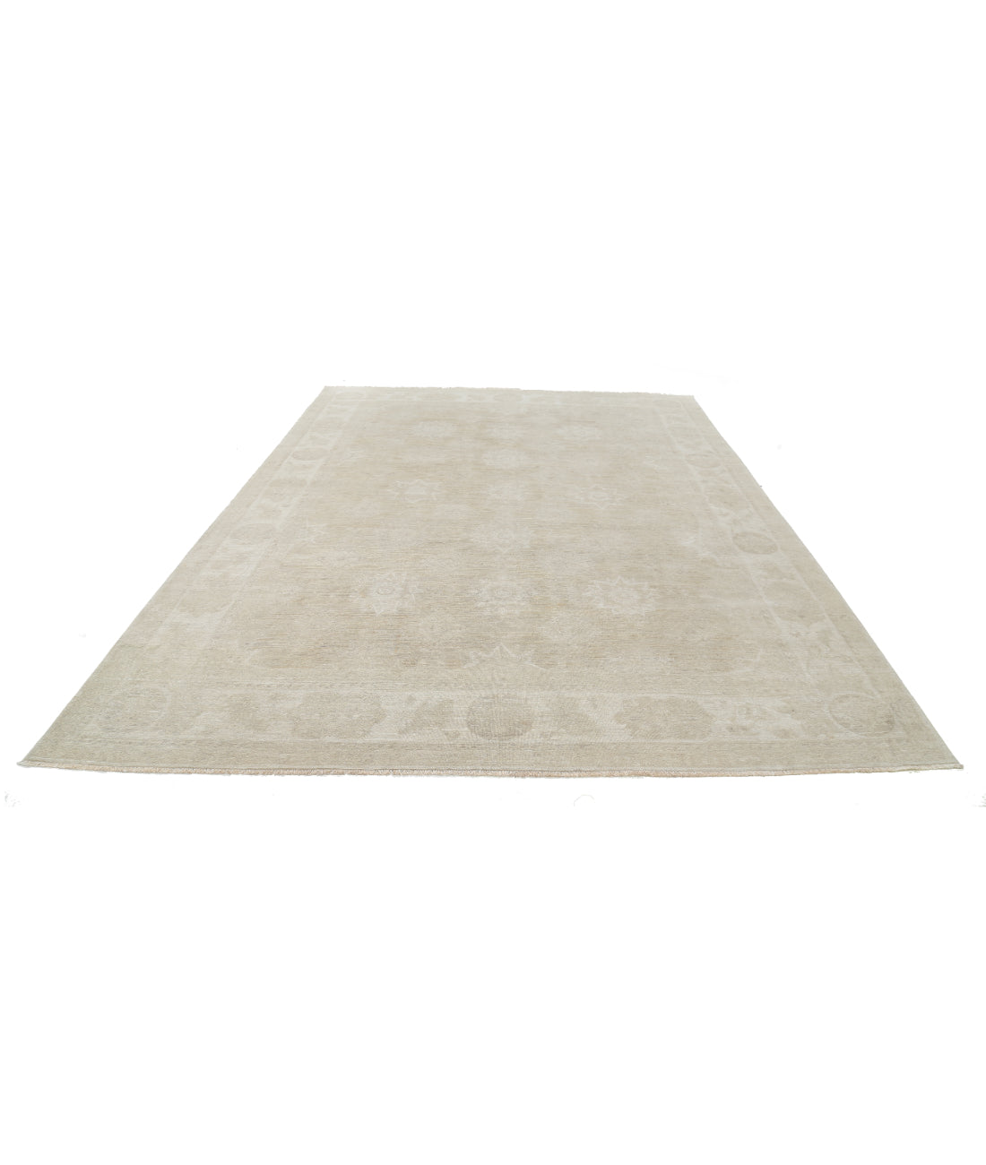 Serenity 9' 0" X 11' 11" Hand-Knotted Wool Rug 9' 0" X 11' 11" (274 X 363) / Taupe / Ivory
