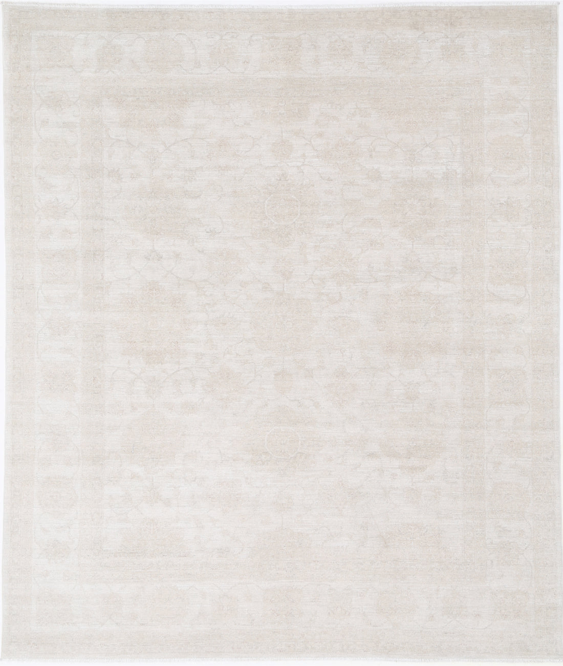 Serenity 8' 3" X 9' 7" Hand-Knotted Wool Rug 8' 3" X 9' 7" (251 X 292) / Ivory / Ivory