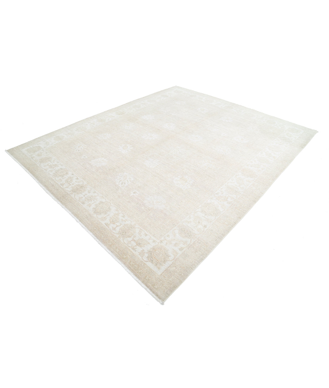 Serenity 8' 2" X 9' 10" Hand-Knotted Wool Rug 8' 2" X 9' 10" (249 X 300) / Taupe / Ivory