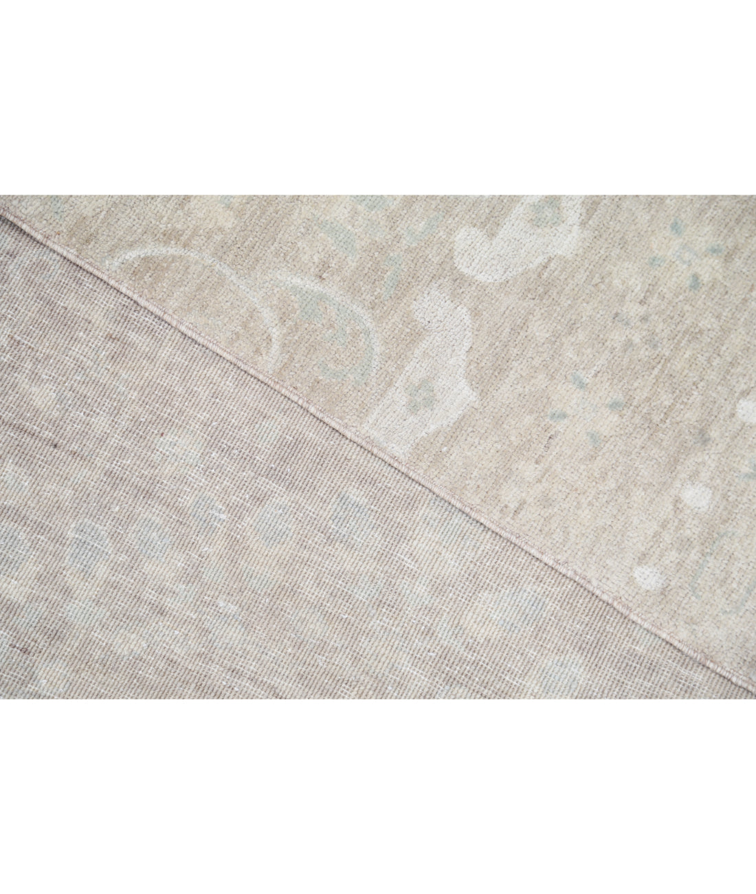 Serenity 9' 9" X 13' 8" Hand-Knotted Wool Rug 9' 9" X 13' 8" (297 X 417) / Taupe / Ivory