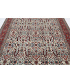 Hereke 7'1'' X 9'9'' Hand-Knotted Wool Rug 7'1'' x 9'9'' (213 X 293) / Ivory / Red