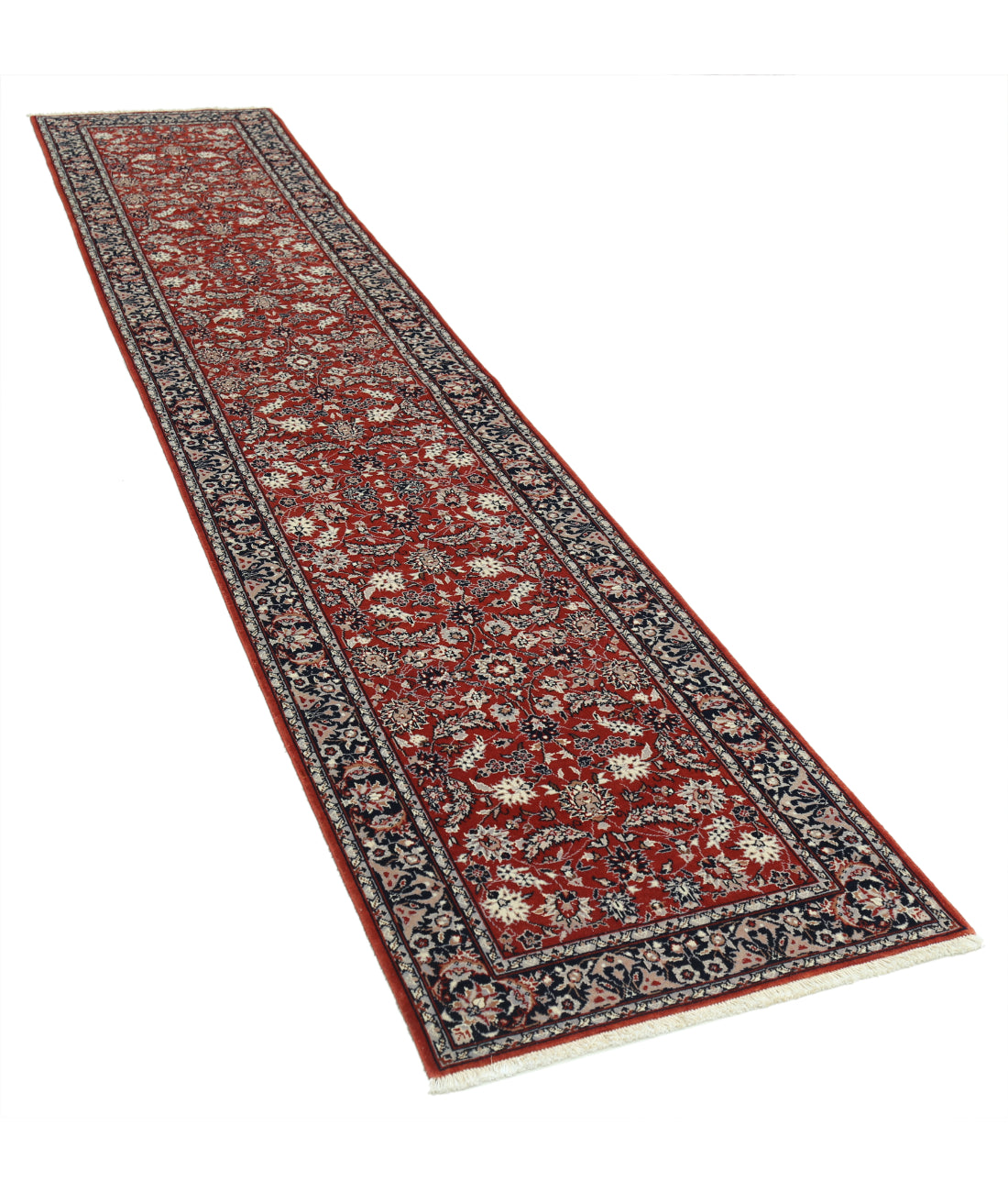 Heritage 2' 6" X 12' 0" Hand-Knotted Wool Rug 2' 6" X 12' 0" (76 X 366) / Red / Ivory