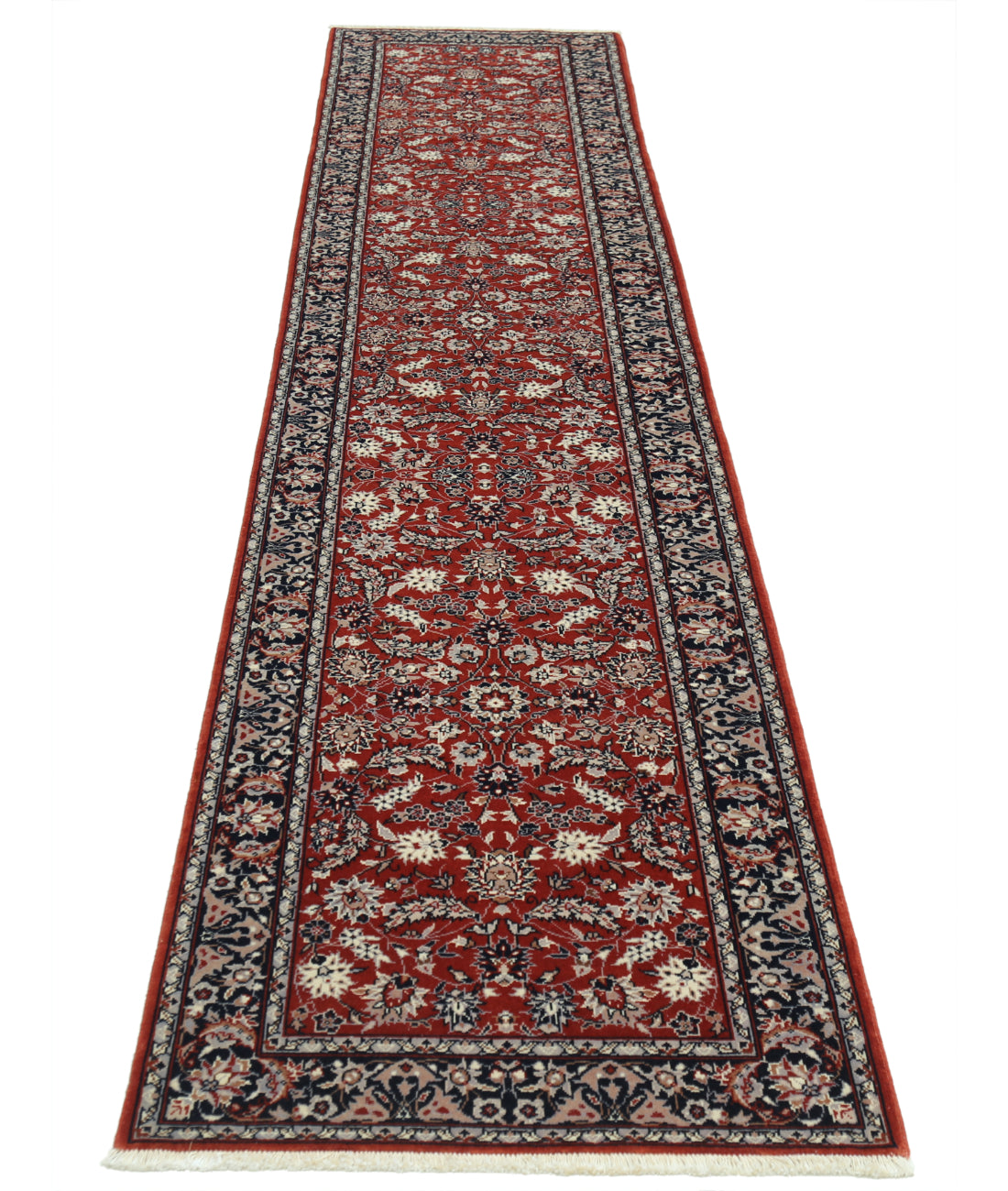 Heritage 2' 6" X 12' 0" Hand-Knotted Wool Rug 2' 6" X 12' 0" (76 X 366) / Red / Ivory