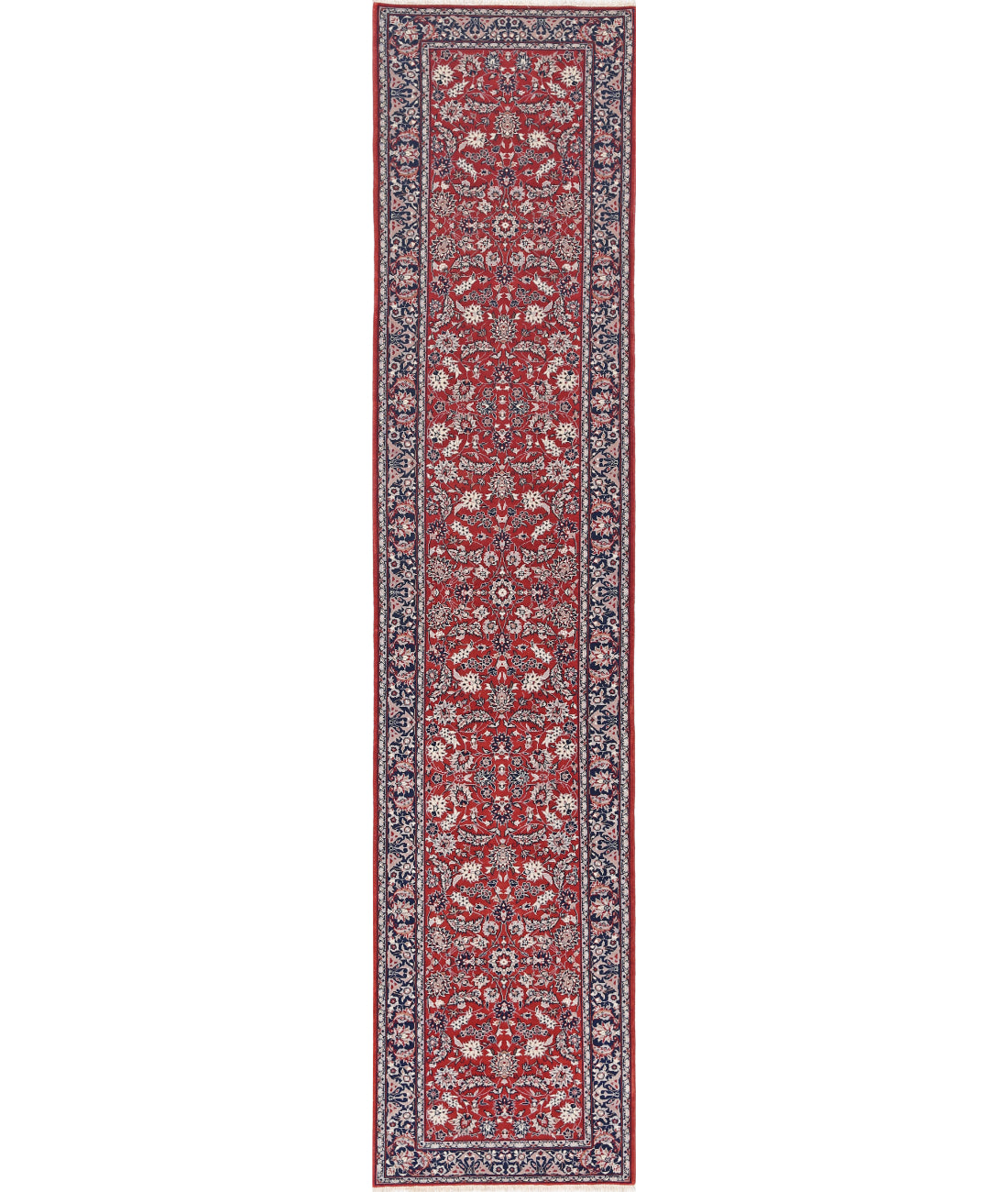 Heritage 2' 6" X 12' 0" Hand-Knotted Wool Rug 2' 6" X 12' 0" (76 X 366) / Red / Ivory