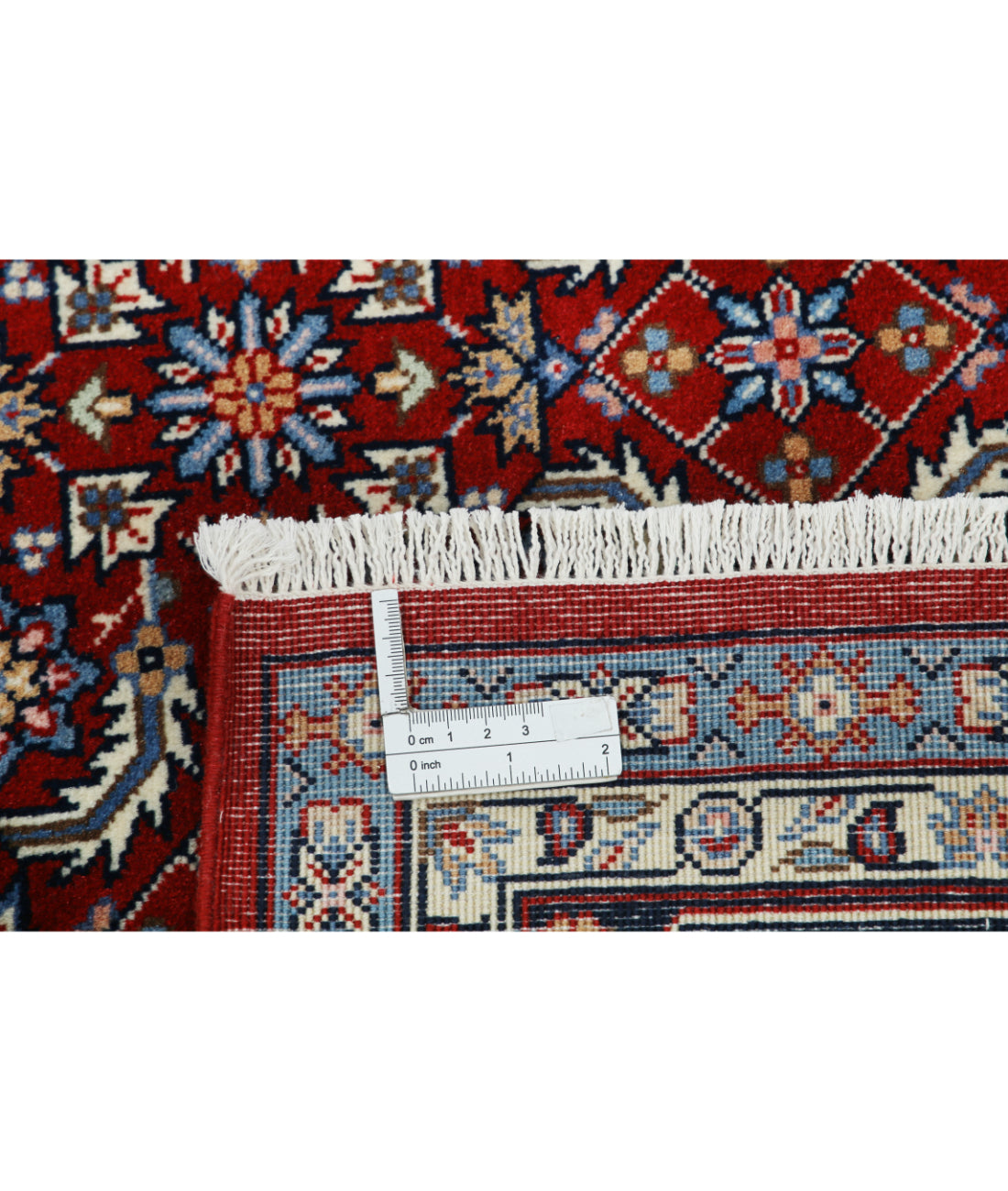 Heritage 4' 11" X 7' 11" Hand-Knotted Wool Rug 4' 11" X 7' 11" (150 X 241) / Red / Blue