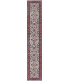 Heritage 2' 6" X 14' 0" Hand-Knotted Wool Rug 2' 6" X 14' 0" (76 X 427) / Ivory / Red