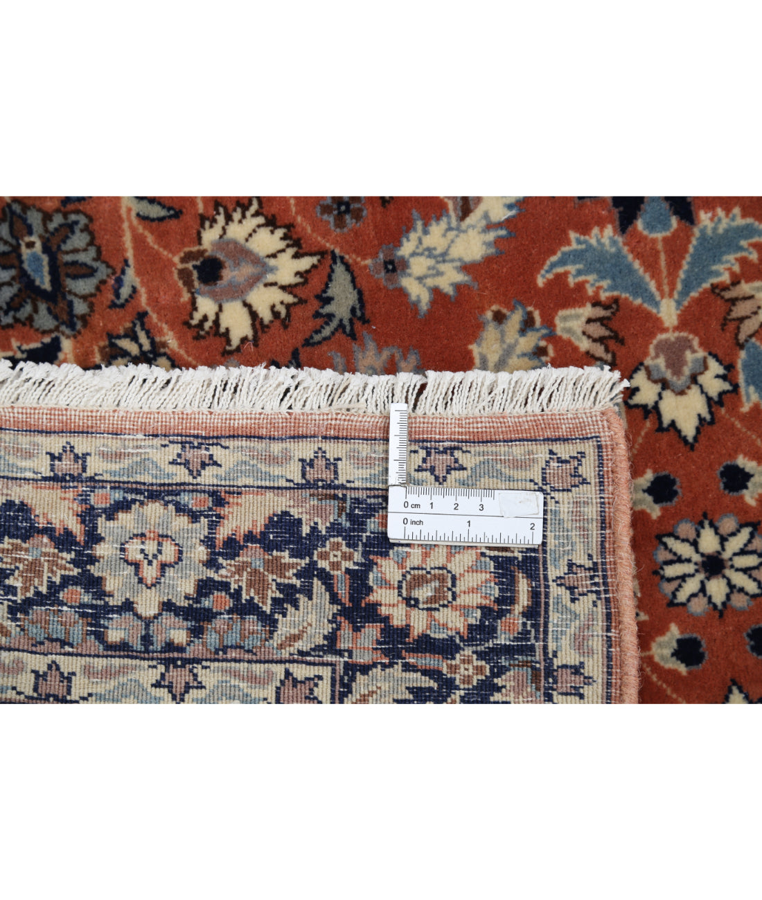 Heritage 2' 9" X 13' 3" Hand-Knotted Wool Rug 2' 9" X 13' 3" (84 X 404) / Rust / Blue