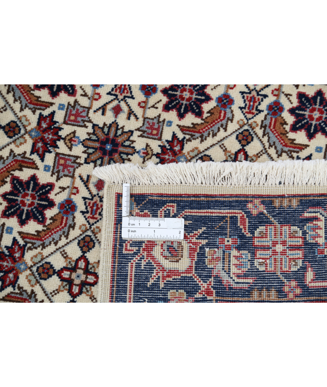Heritage 2' 6" X 9' 11" Hand-Knotted Wool Rug 2' 6" X 9' 11" (76 X 302) / Ivory / Blue