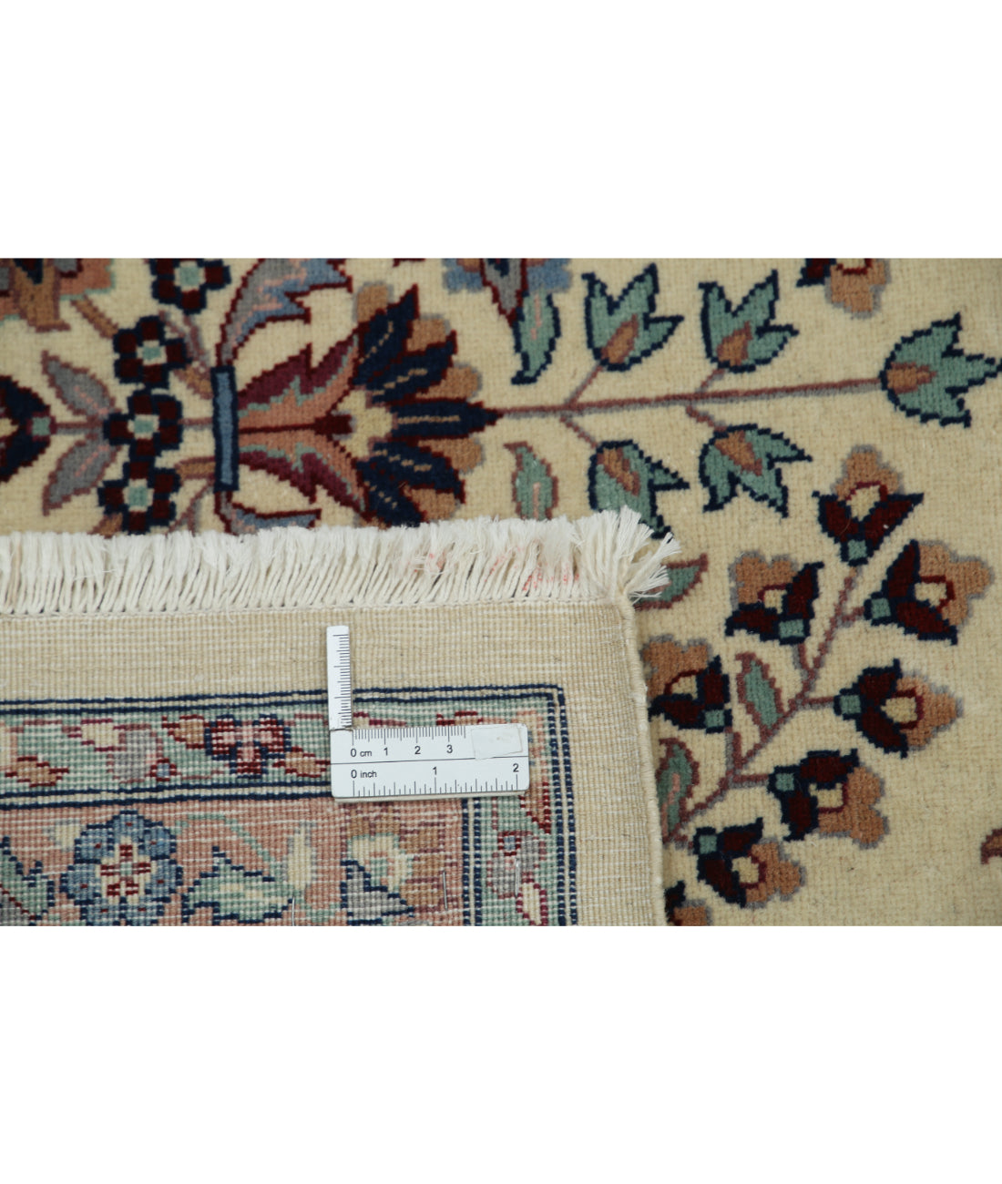 Heritage 9' 2" X 11' 7" Hand-Knotted Wool Rug 9' 2" X 11' 7" (279 X 353) / Ivory / Blue