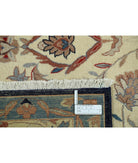 Heritage 6' 1" X 9' 0" Hand-Knotted Wool Rug 6' 1" X 9' 0" (185 X 274) / Ivory / Blue