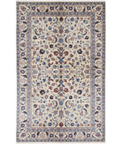 Heritage 5' 0" X 8' 0" Hand-Knotted Wool Rug 5' 0" X 8' 0" (152 X 244) / Ivory / Blue
