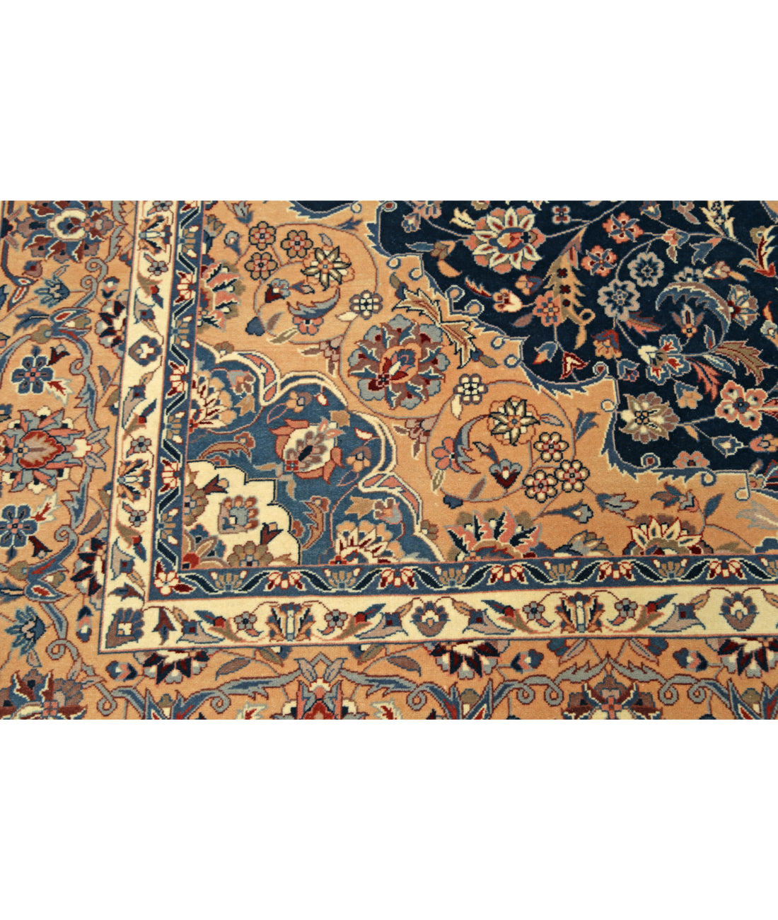 Heritage 8' 0" X 10' 2" Hand-Knotted Wool Rug 8' 0" X 10' 2" (244 X 310) / Blue / Pink