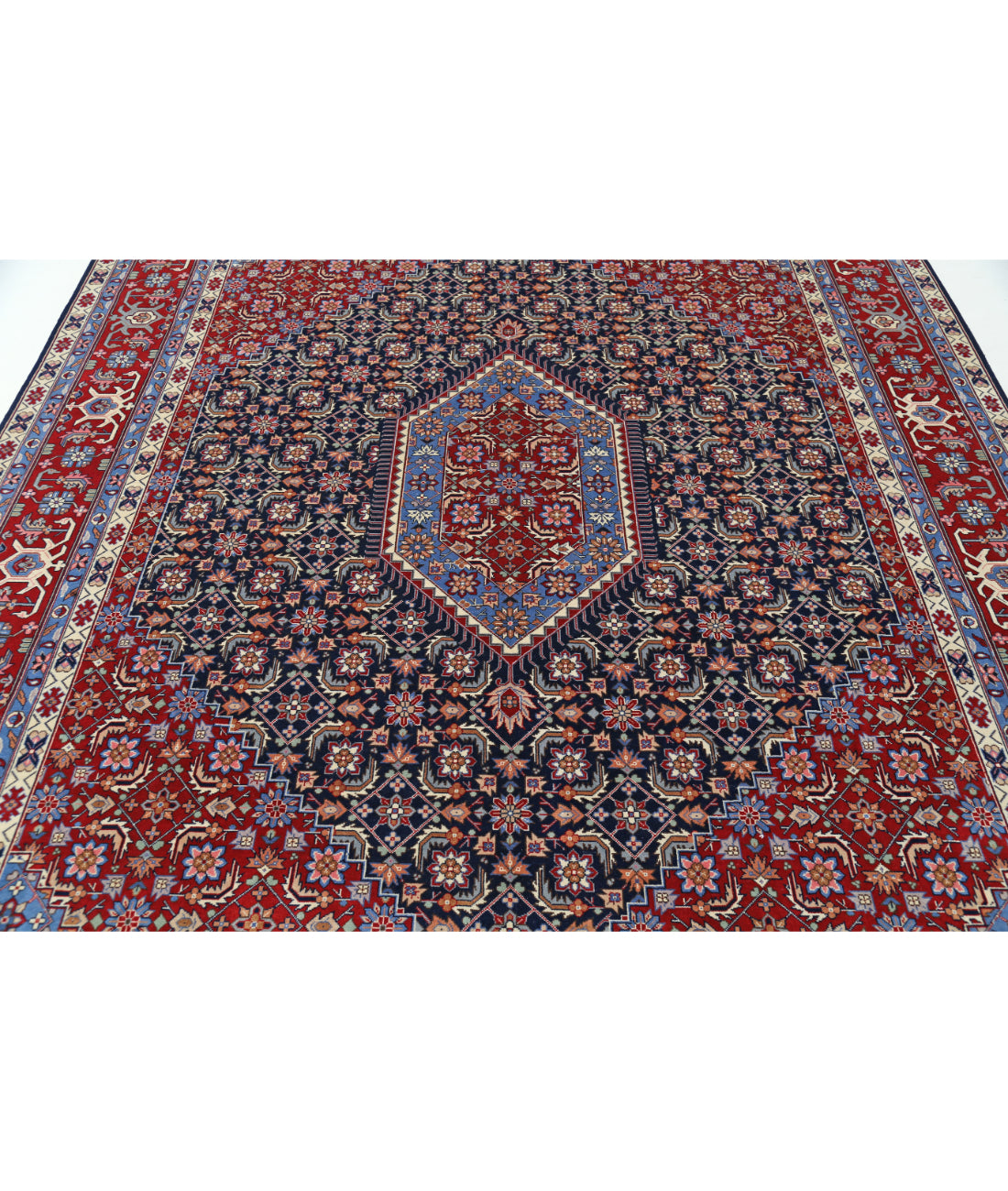 Heritage 8' 0" X 9' 10" Hand-Knotted Wool Rug 8' 0" X 9' 10" (244 X 300) / Blue / Red