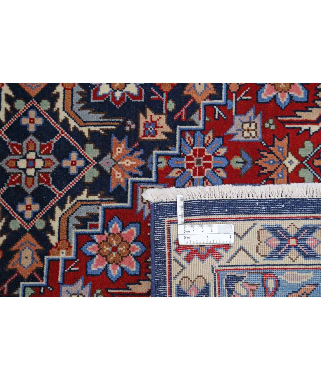 Heritage 8' 0" X 9' 10" Hand-Knotted Wool Rug 8' 0" X 9' 10" (244 X 300) / Blue / Red