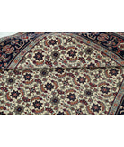 Heritage 4' 0" X 5' 10" Hand-Knotted Wool Rug 4' 0" X 5' 10" (122 X 178) / Ivory / Blue