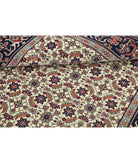 Heritage 4' 0" X 5' 10" Hand-Knotted Wool Rug 4' 0" X 5' 10" (122 X 178) / Ivory / Blue