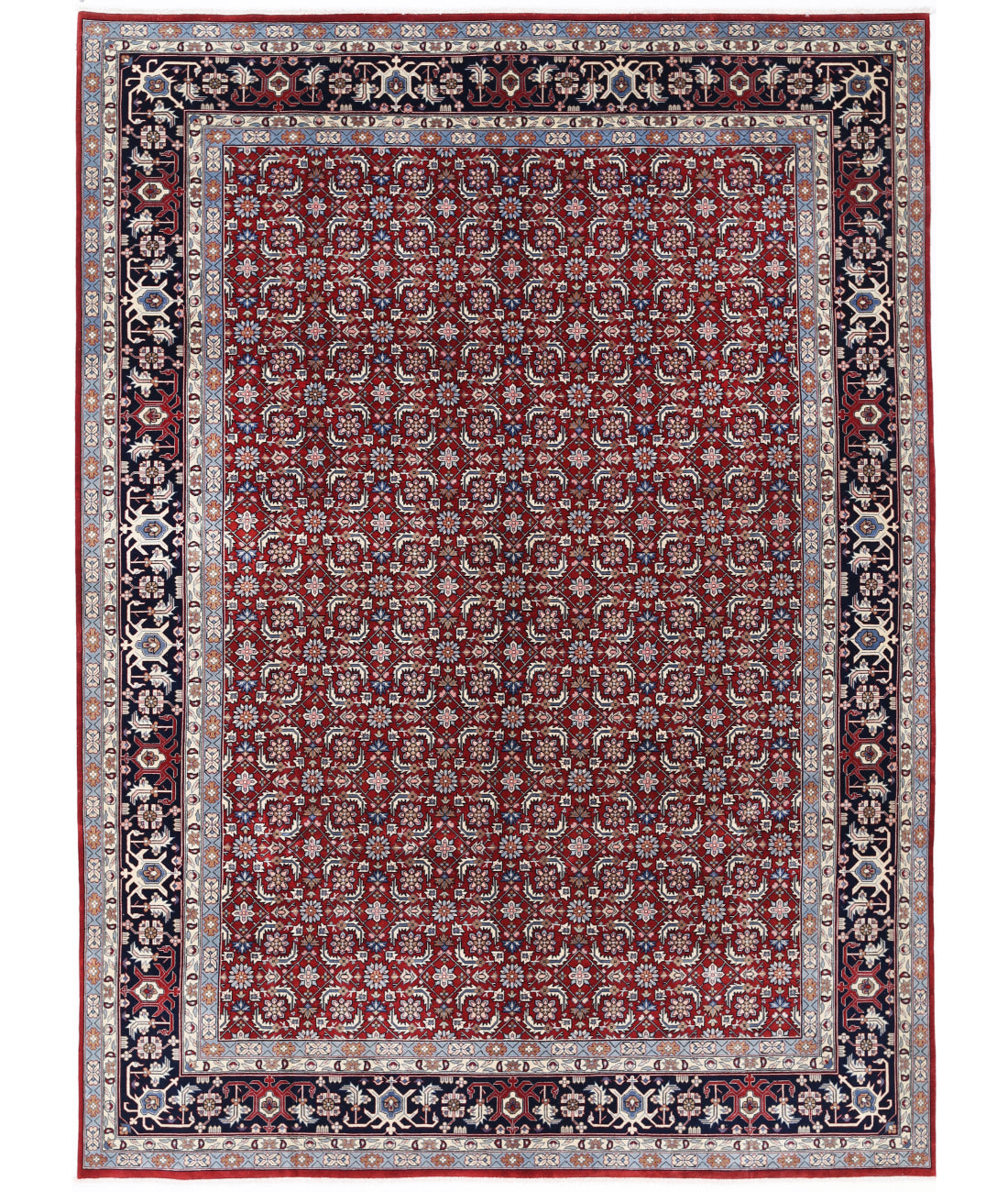 Heritage 8' 3" X 11' 6" Hand-Knotted Wool Rug 8' 3" X 11' 6" (251 X 351) / Red / Blue