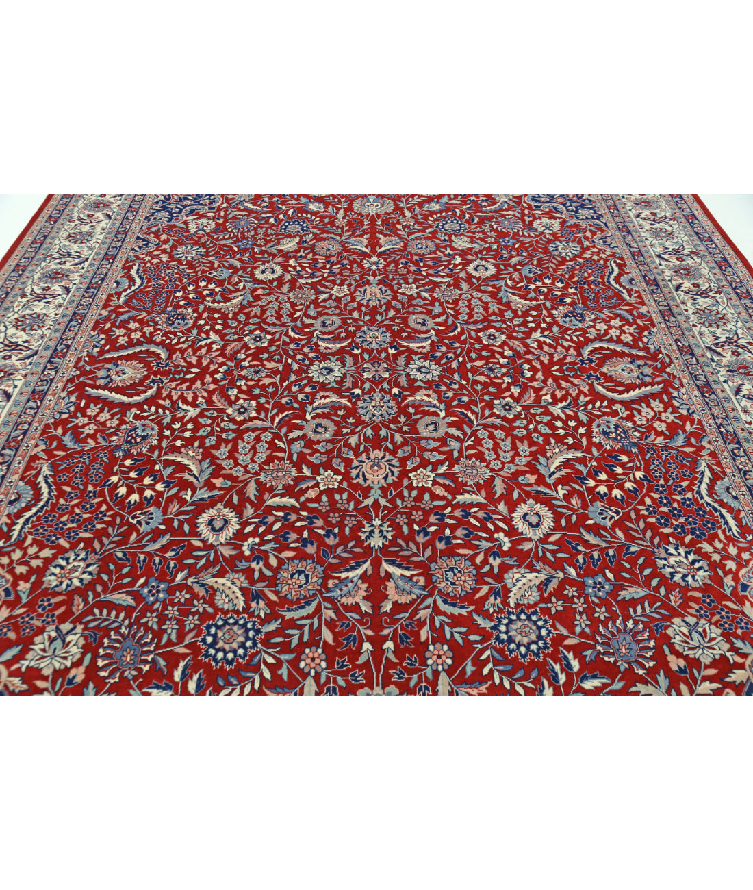 Heritage 9' 0" X 11' 8" Hand-Knotted Wool Rug 9' 0" X 11' 8" (274 X 356) / Red / Ivory