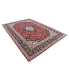 Heritage 7' 10" X 11' 3" Hand-Knotted Wool Rug 7' 10" X 11' 3" (239 X 343) / Red / Blue