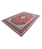 Heritage 7' 10" X 11' 3" Hand-Knotted Wool Rug 7' 10" X 11' 3" (239 X 343) / Red / Blue