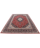 Heritage 7' 10" X 11' 3" Hand-Knotted Wool Rug 7' 10" X 11' 3" (239 X 343) / Red / Blue