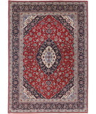 Heritage 7' 10" X 11' 3" Hand-Knotted Wool Rug 7' 10" X 11' 3" (239 X 343) / Red / Blue