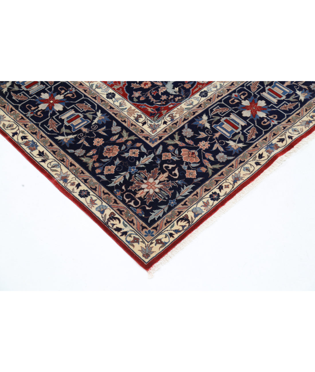 Heritage 7' 10" X 9' 9" Hand-Knotted Wool Rug 7' 10" X 9' 9" (239 X 297) / Red / Blue