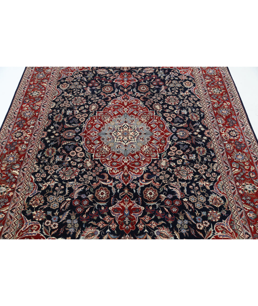Heritage 6' 0" X 9' 0" Hand-Knotted Wool Rug 6' 0" X 9' 0" (183 X 274) / Blue / Red