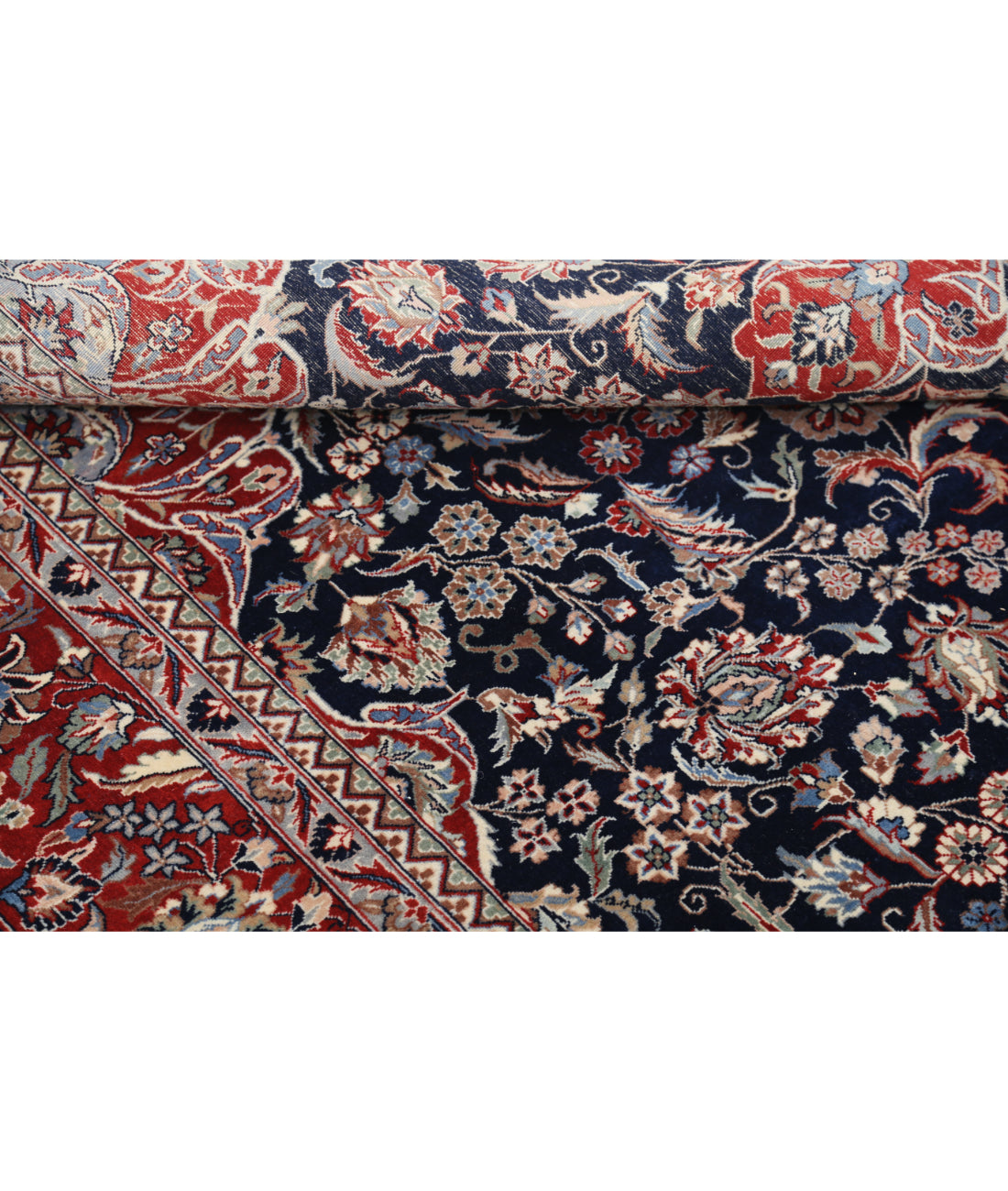 Heritage 6' 0" X 9' 0" Hand-Knotted Wool Rug 6' 0" X 9' 0" (183 X 274) / Blue / Red