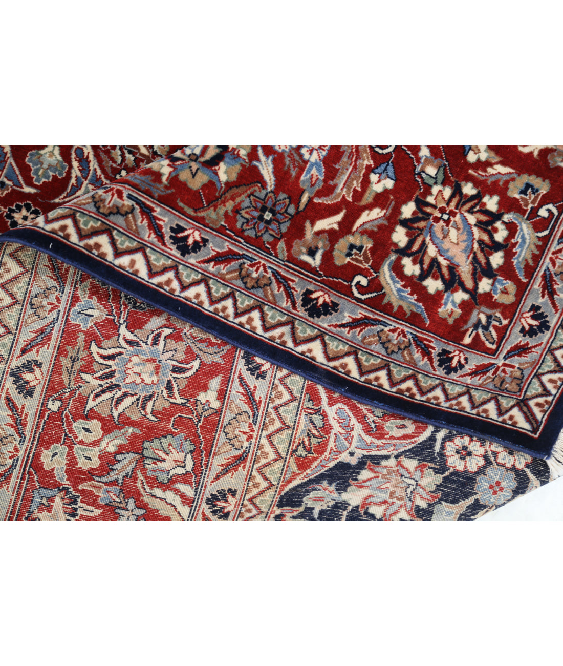 Heritage 6' 0" X 9' 0" Hand-Knotted Wool Rug 6' 0" X 9' 0" (183 X 274) / Blue / Red