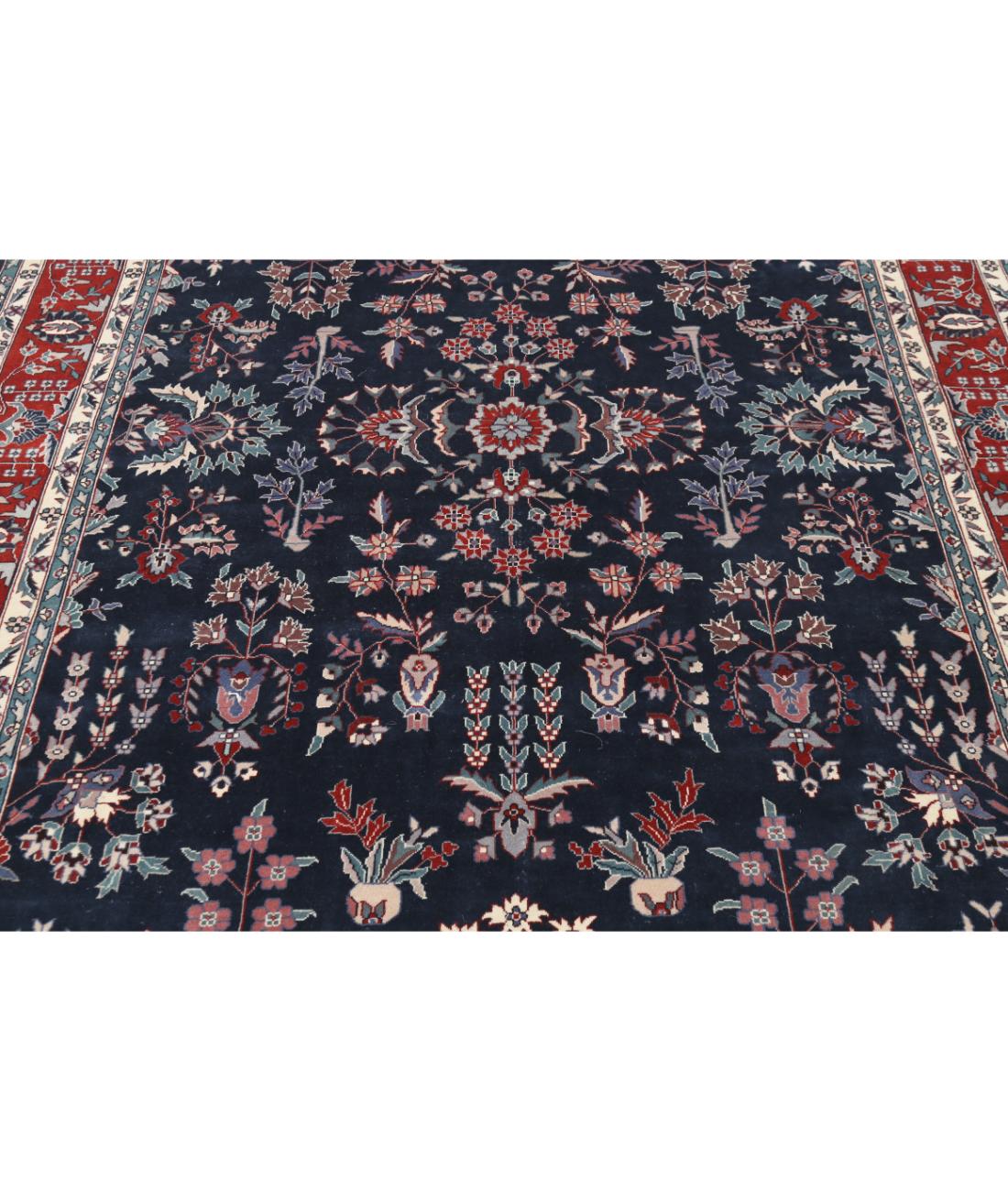 Heritage 6' 0" X 9' 1" Hand-Knotted Wool Rug 6' 0" X 9' 1" (183 X 277) / Blue / Red
