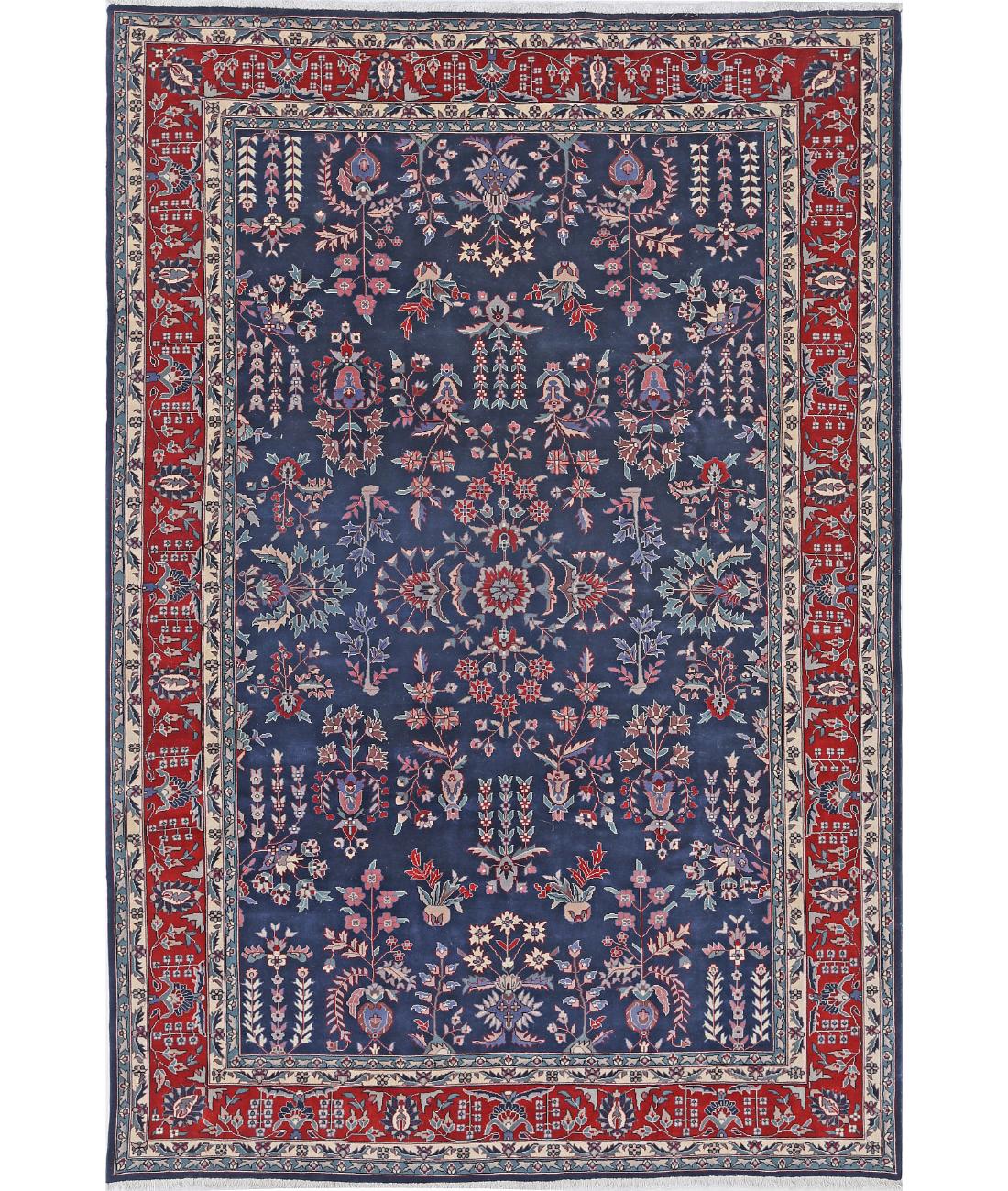 Heritage 6' 0" X 9' 1" Hand-Knotted Wool Rug 6' 0" X 9' 1" (183 X 277) / Blue / Red